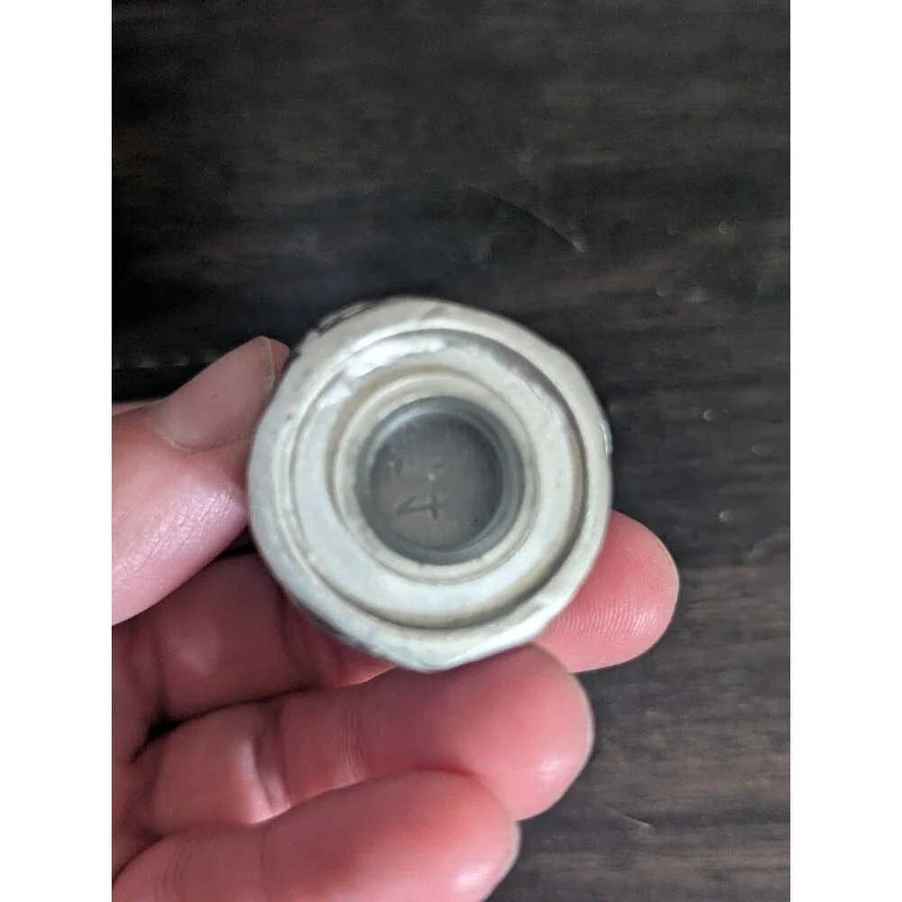 Floral Pewter Salt Shaker Hand Forged - Renaissance Home decor ONLY SALT